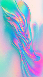Colorful abstract dreamy swirl