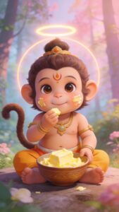 Cute Bal Hanuman baby wallpaper HD