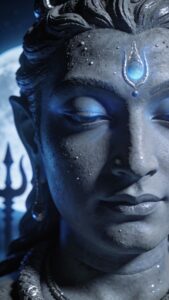 Mahadev close-up spiritual eyes wallpaper