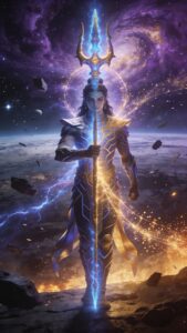 Epic fusion Shiva lightning aura wallpaper