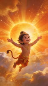 Young baby Hanuman kid wallpaper
