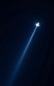 Blue neon streak line wallpaper