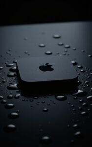 Black drops dark minimal HD