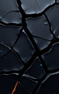 Cracked glass broken screen effect 