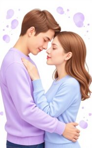 Love hands gold line art romantic wallpaper