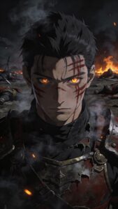 Itachi Uchiha battle scene anime wallpaper 4K