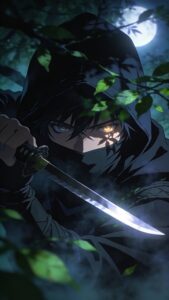 Itachi Uchiha intense eyes anime wallpaper