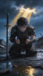 Itachi Uchiha dark ninja anime background