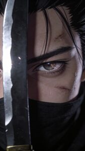 Extreme close up Itachi Uchiha wallpaper