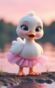 3D cartoon girl portrait wallpaper