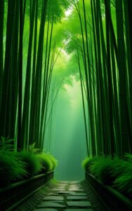 Calm lake and trees nature scenery