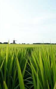 Misty forest trees creating deep natural serenity background
