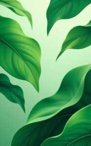 Peaceful nature wallpaper with soft light