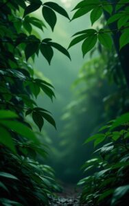 Calm forest landscape nature wallpaper