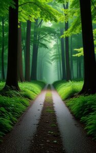 Mountain clouds aesthetic nature wallpaper