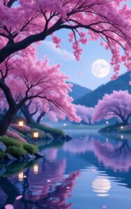 Tranquil forest path nature wallpaper