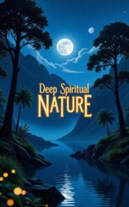 Peaceful morning nature quote wallpaper