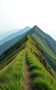 Snowy mountain peak nature wallpaper