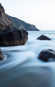 Sunrise glow over hills nature wallpaper