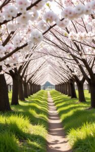 Misty forest scenic nature wallpaper