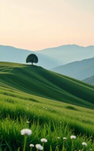 Quiet lake reflection scenic nature wallpaper