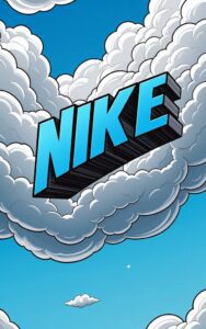 Nike logo sporty aesthetic wallpaper