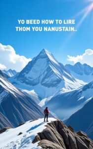 Sunset nature quote aesthetic background