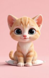 3D cartoon wolf cub wallpaper