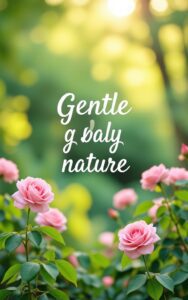 Forest path nature quote background