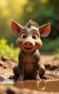 Cute cartoon horse wallpaper