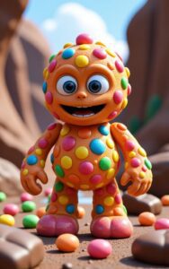 3D animated girl face wallpaper