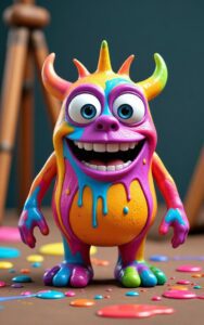 3D cartoon animal portrait wallpaper