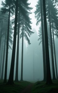 Dreamy valley view with gentle sunlight natural scenery wallpaper