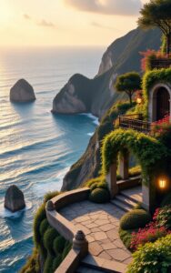 Soft sunrise landscape peaceful nature scenery