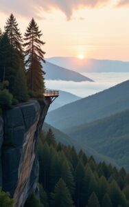 Nature scenery with warm tones relaxing wallpaper