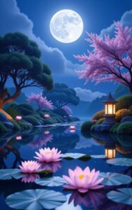 Soft nature tones peaceful wallpaper