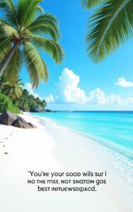 Minimal nature quote aesthetic wallpaper