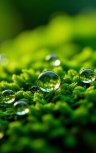 Foggy valley nature wallpaper