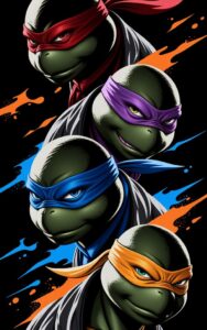 Abstract colorful swirl AI wallpaper