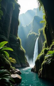 Nature inspired calm scenery wallpaper