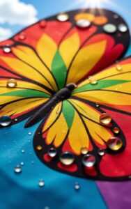 Calm countryside nature scenery