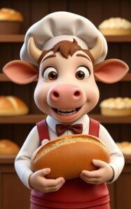 3D cartoon girl digital art wallpaper