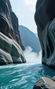 Peaceful countryside nature scenery