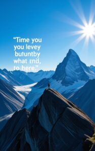 Inspirational quote nature background