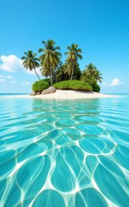 Calm blue lake nature wallpaper