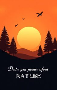 Positive thinking nature quote wallpaper