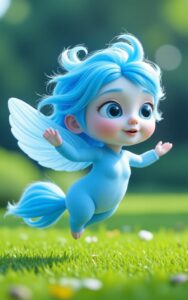 Cute cartoon bear cub wallpaper