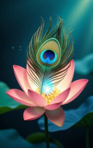 Peacock feather texture background